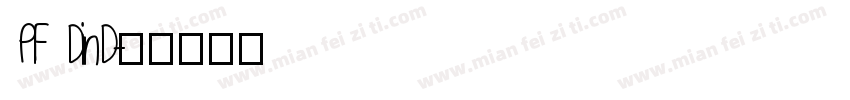 PF DinD字体转换